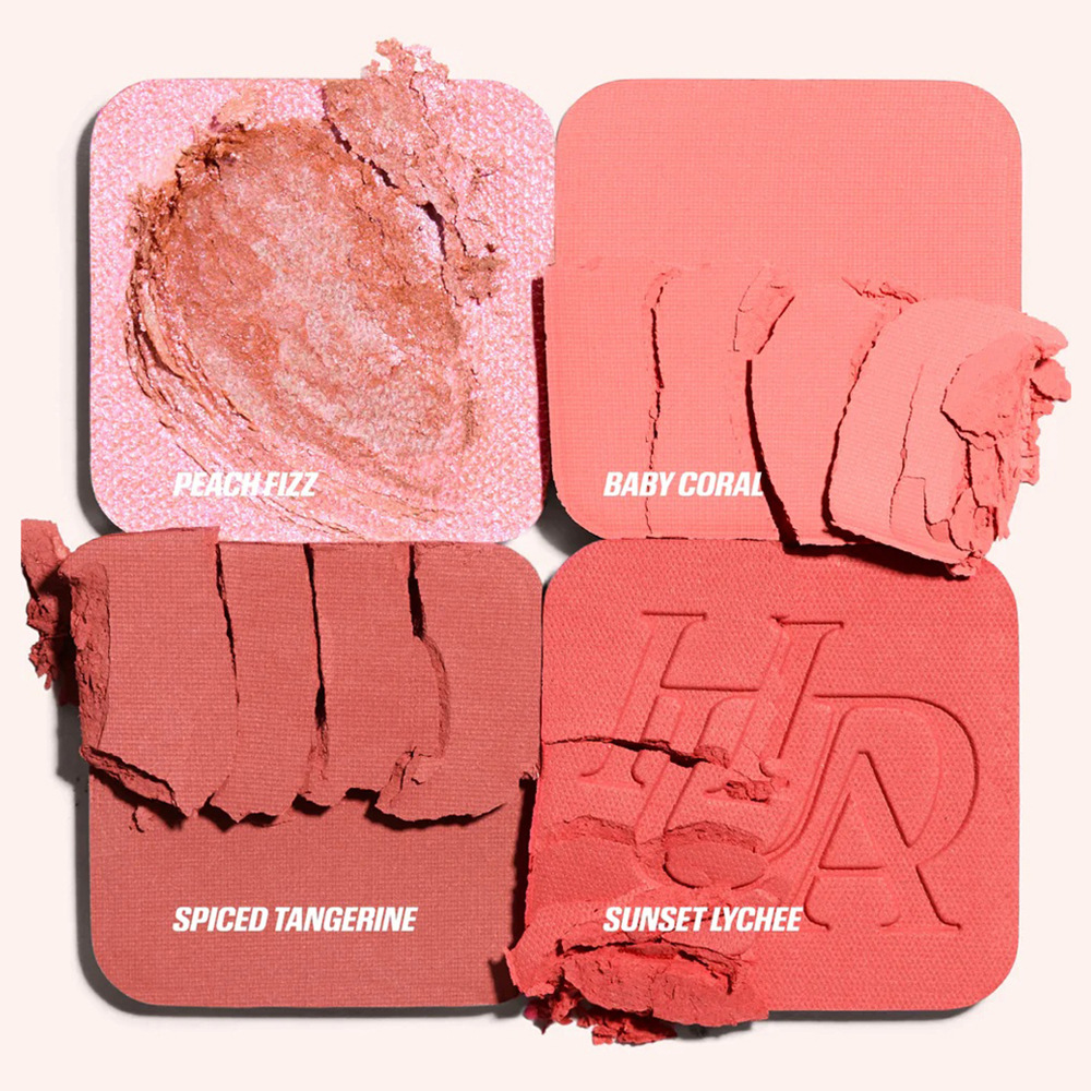 Beauty Makeup Filter - ชุดแปรงและบลัชออน 4-in-1 สำหรับผู้หญิง เนื้อแมตต์และชิมเมอร์ ติดทนนาน ใช้ได้ทุกวัน