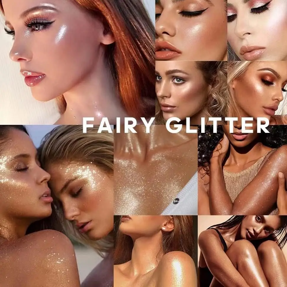 Beauty Makeup Kids - กลิตเตอร์แบบแท่งสำหรับแต่งตัวนางเงือก กลิตเตอร์แต่งหน้าสำหรับเด็กและผู้หญิง กันน้ำ อุปกรณ์เสริมสำหรับงานเรฟ กลิตเตอร์เพ้นท์ตัว