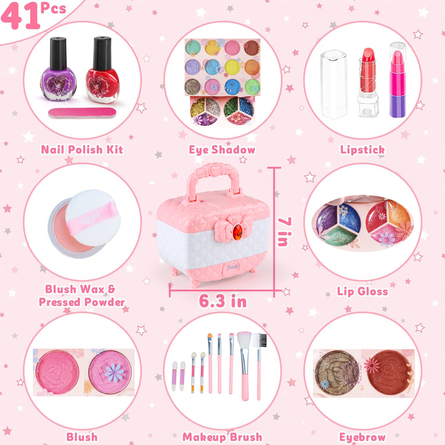 ชุดของเล่นแต่งหน้าสำหรับเด็กผู - Beauty Makeup Kids บทวิจารณ์และราคา