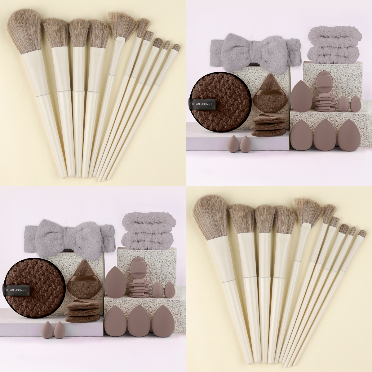 ชุดแปรงแต่งหน้ามืออาชีพ 10 ชิ้ - Beauty Makeup Gift Sets บทวิจารณ์และราคา