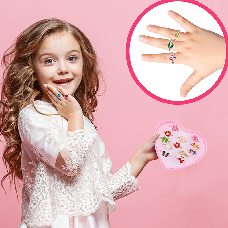 แหวนเด็กปรับประณีตเครื่องประดั - Beauty Makeup Kids บทวิจารณ์และราคา