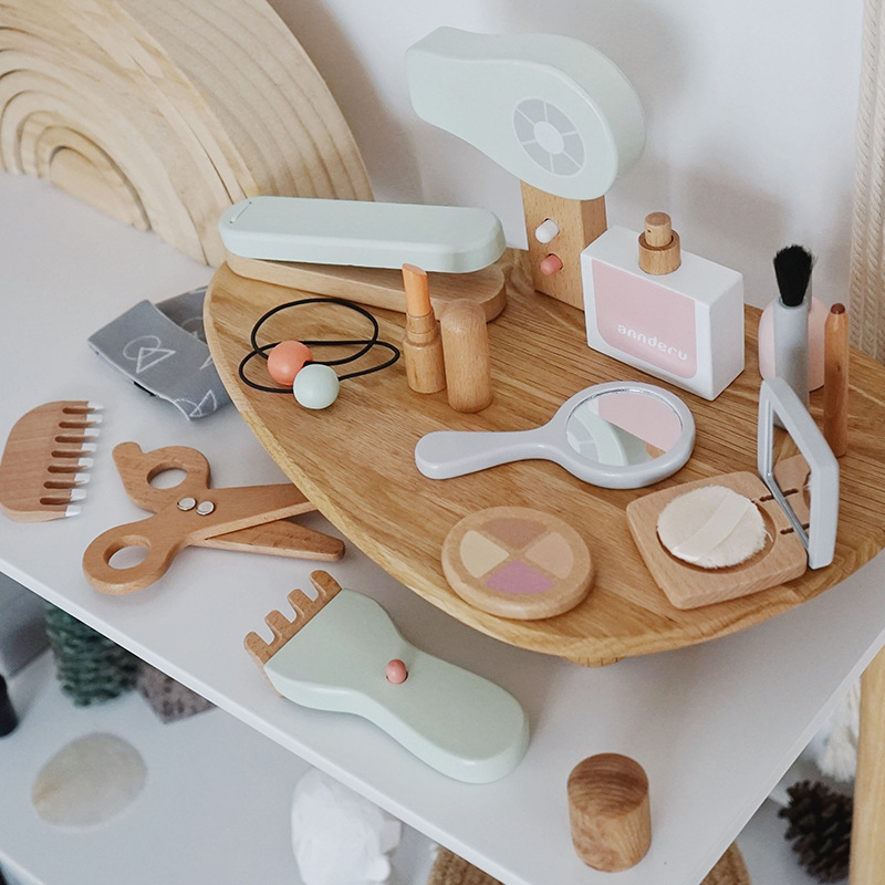 ชุดของเล่นแต่งหน้าจำลองไม้สำหร - Beauty Makeup Kids บทวิจารณ์และราคา