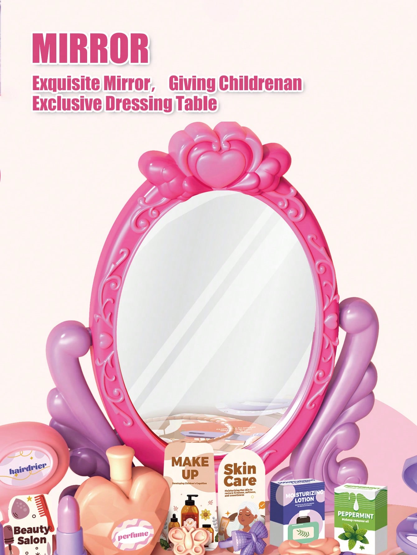 ชุดของเล่นโต๊ะเครื่องแป้งเจ้าห - Beauty Makeup Kids บทวิจารณ์และราคา