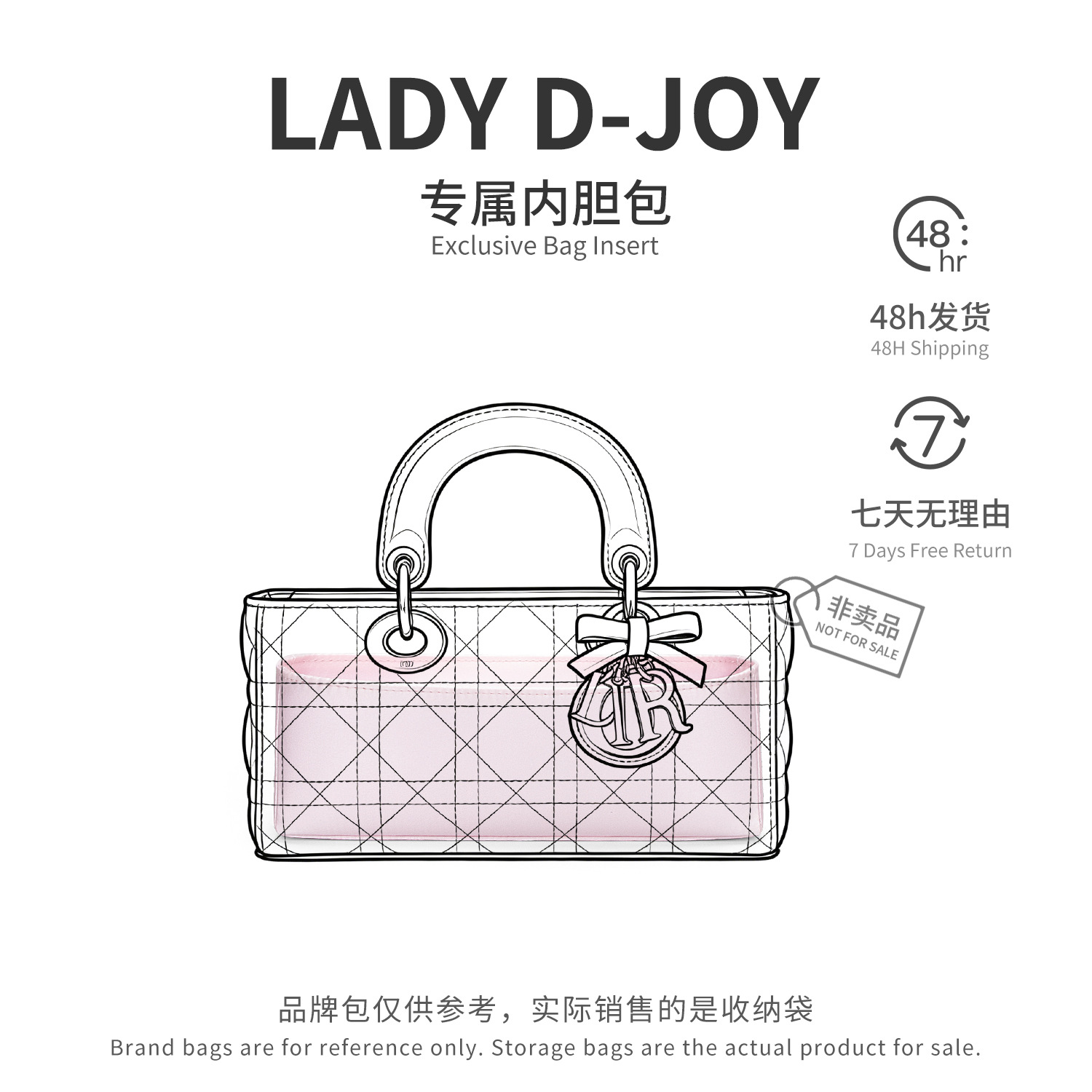 กระเป๋าจัดระเบียบสำหรับกระเป๋า - Beauty Makeup Dior บทวิจารณ์และราคา