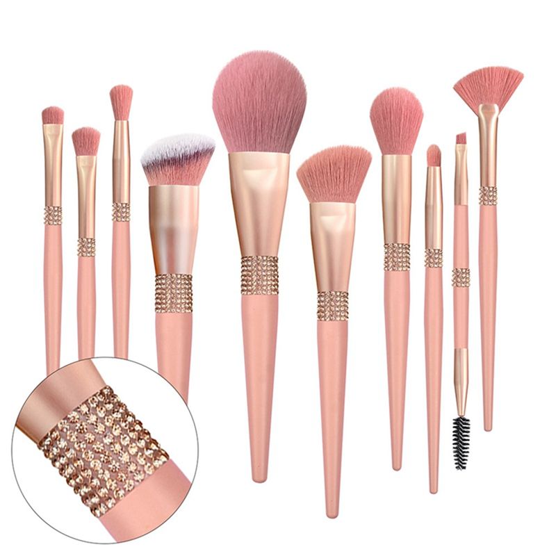 ชุดแปรงแต่งหน้า 10 ชิ้น สีแดงป - Beauty Makeup Filter บทวิจารณ์และราคา